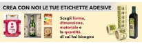 Crea con noi le tue etichette adesive
