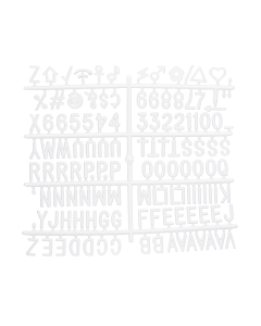 kit lettere aggiuntive per bacheche in feltro 60x40cm o 80x60cm Securit