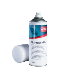 Noboclean e' ideale come detergente antistatico per asportare accumuli di inchiostro, polvere e sporcizia dalle lavagne dopo un uso intensivo.