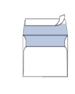 Buste internografate senza finestra 12x18cm 80gr con adesivo strip per la chiusura. In confezione minipack da 25 buste.