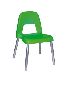 La sedia per bambini che pesa solo 1kg. Molto resistente e adatta per un uso massiccio grazie alle gambe in alluminio. Diametro 25mm. Anatomica, favorisce al corretta postura. Lavabile e ideale anche per esterni. Disponibile a due altezze: 31 e 35cm.