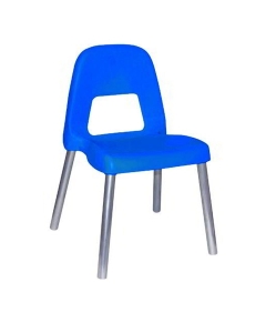 La sedia per bambini che pesa solo 1kg. Molto resistente e adatta per un uso massiccio grazie alle gambe in alluminio. Diametro 25mm. Anatomica, favorisce al corretta postura. Lavabile e ideale anche per esterni. Disponibile a due altezze: 31 e 35cm.