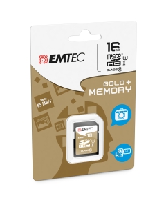 SDHC EMTEC 16GB CLASS 10 GOLD +