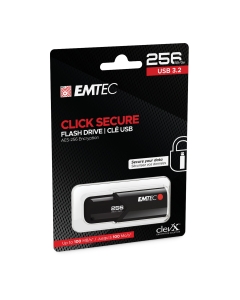 Emtec Memoria B120 Click&secure 256GB