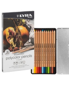 Set 12 matite colorate per uso professionale. Mina maggiorata da 3,7mm composta da pigmenti permanenti. Intensi e brillanti per sfumature e sottotoni infiniti.