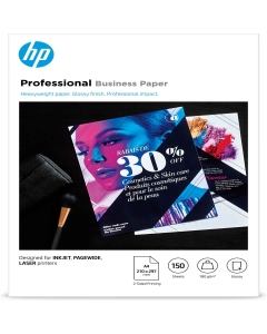 Confezione da 50 fogli carta professionale lucida HP per getto d'inchiostro A4/210 x 297 mm