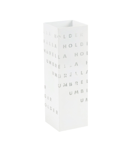 Portaombrelli in metallo verniciato fantasia lettere bero Dimensioni: 15,5x15,5x49Hcm