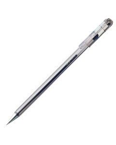 Questa penna Pentel a punta fine ha il cappuccio e il corpo trasparente che permette di controllare il livello della riserva di inchiostro. Lunghezza di scrittura 1200mt. Per chi ama la scrittura fine.
Punta 0,7mm. Colore: nero.
Penna una e getta.