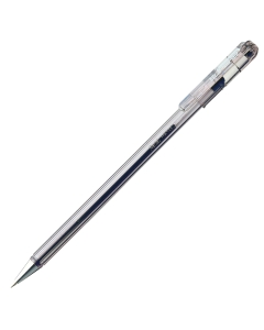 Questa penna Pentel a punta fine ha il cappuccio e il corpo trasparente che permette di controllare il livello della riserva di inchiostro. Lunghezza di scrittura 1200mt. Per chi ama la scrittura fine.
Punta 0,7mm. Colore: blu.
Penna una e getta.