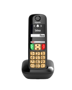Telefono Cordless Gigaset DECT con tasti grandi E270 - colore Nero