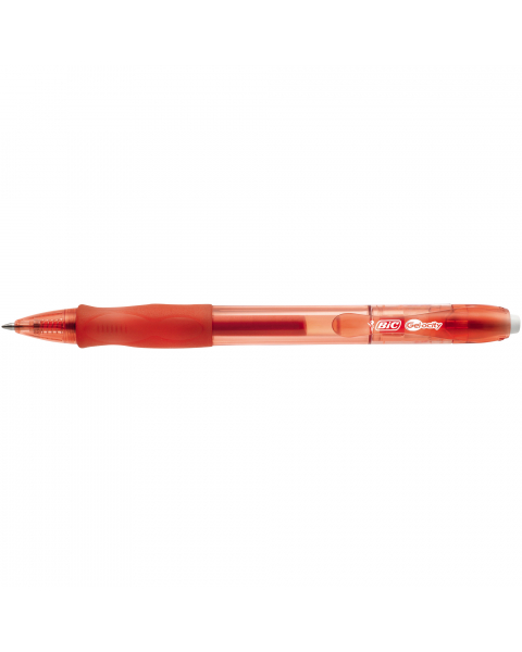 Penna a sfera con meccanismo a scatto. Inchiostro gel. Fusto traslucido con confortevole presa in gomma nel colore dell'inchiostro. Punta media 0,7mm. 
Colore: rosso.
Confezione 12 pezzi.
