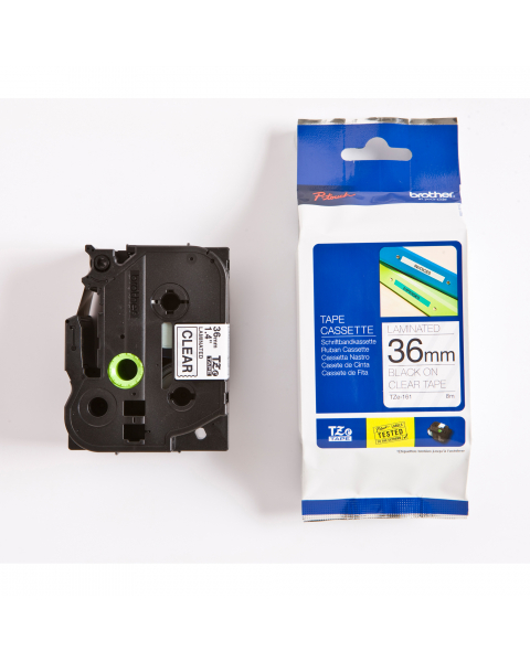 Laminato da 36 mm (8 m) Nero/Trasparente