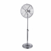 Ventilatore CROMO 45 da Terra con piantana in metallo. 
3 velocità. Pala diametro 45cm. 
Oscillazione orizzontale. 
Dimensioni: 45 x 45 x 170 cm h.  
AC 220-240 Volt 
50 Hz 60 Watt
