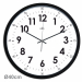 Orologio dal quadrante bianco con marcatura dei minuti diametro 40cm. Struttura antiurto in ABS. Protezione del quadrante in polipropilene: molto sicuro, non va in frantumi come il vetro. Perfetto per ospedali o scuole. Movimento al quarzo silenzioso. Gar