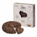 Dolce friabile a base di burro arricchito con mandorle italiane e crema al cacao e nocciole. 
Ingredienti: Farina di mais bianca, Burro (LATTE), MANDORLE Italiane (11%), Gocce di cioccolato fondente (9%) [Pasta di cacao, Zucchero, Emulsionante: Lecitina d