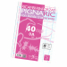 Ricambi bianchi con foratura universale nel formato A4 (21 x 29.7 cm). Carta 80 gr, certificata PEFC. Con banda rinforzata trasparente. Rigatura prima/seconda elementare.