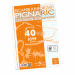 Ricambi bianchi con foratura universale nel formato A4 (21 x 29.7 cm). Carta 80 gr, certificata PEFC. Con banda rinforzata trasparente.