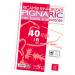 Ricambi bianchi con foratura universale nel formato A4 (21 x 29.7 cm). Carta 80 gr, certificata PEFC. Con banda rinforzata trasparente.
