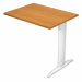 Allungo laterale reversibile destro o sinistro per Scrivania serie Easy gamba metal. Dimensioni: L80 x P60 x H72,5cm.