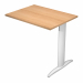 Allungo laterale reversibile destro o sinistro per Scrivania serie Easy gamba metal. Dimensioni: L80 x P60 x H72,5cm.
