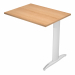 Allungo laterale reversibile destro o sinistro per Scrivania serie Easy gamba metal. Dimensioni: L80 x P60 x H72,5cm.