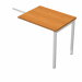 Allungo laterale reversibile destro o sinistro per Scrivania serie Easy Plus. Dimensioni: L80 x P60 x H72,5cm.