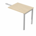 Allungo laterale reversibile destro o sinistro per Scrivania serie Easy Plus. Dimensioni: L80 x P60 x H72,5cm.