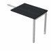 Allungo laterale reversibile destro o sinistro per Scrivania serie Easy Plus. Dimensioni: L80 x P60 x H72,5cm.