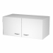 Sopralzo a 2 ante battenti senza serratura per armadi modulari. Dimensioni: L90 x P45,8 x H40 cm. Linea di armadi componibile particolarmente robusti e stabili, costituiti da struttura alta 200cm e completabili con sopralzo alto 40cm. Grande profondità di