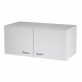 Sopralzo a 2 ante battenti senza serratura per armadi modulari. Dimensioni: L90 x P45,8 x H40 cm. Linea di armadi componibile particolarmente robusti e stabili, costituiti da struttura alta 200cm e completabili con sopralzo alto 40cm. Grande profondità di