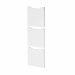Set 3 antine pantografate con serratura 36,8x36,8cm (sp. 18mm).