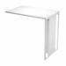 Allungo laterale reversibile destro o sinistro per Scrivania serie ESSENCE. Dimensioni: L80 x P50 x H74,4cm.
