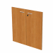Coppia ante in melaminico con serratura per mobile basso Presto. Dimensioni: L80 x H67cm - spessore 18mm.