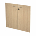 Coppia ante in melaminico con serratura per mobile basso Presto. Dimensioni: L80 x H67cm - spessore 18mm.