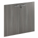 Coppia ante in melaminico con serratura per mobile basso Presto. Dimensioni: L80 x H67cm - spessore 18mm.