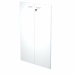 Coppia ante in melaminico con serratura per mobile medio Presto. Dimensioni: L80 x H115cm - spessore 18mm.