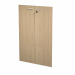 Coppia ante in melaminico con serratura per mobile medio Presto. Dimensioni: L80 x H115cm - spessore 18mm.