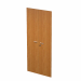Coppia ante in melaminico con serratura per mobile alto Presto. Dimensioni: L80 x H175cm - spessore 18mm.