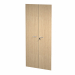 Coppia ante in melaminico con serratura per mobile alto Presto. Dimensioni: L80 x H175cm - spessore 18mm.