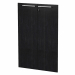 Coppia ante in melaminico con serratura  per mobile medio a giorno. L80xh115,4cm - sp.18mm