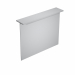 Sopralzo bancone reception L140 x P30 x H115cm in melaminico composto da top (P30 cm - sp. 28 mm - con bordo antiurto in ABS 3 mm) e pannello frontale (H115 cm, sp. 18 mm). Completo di piedini regolabili in altezza. Materiale nobilitato melaminico conform