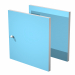 COPPIA ANTINE 32,2x32,1cm spess.16mm per LIBRERIA CASELLARIO RAINBOW