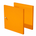 COPPIA ANTINE 32,2x32,1cm spess.16mm per LIBRERIA CASELLARIO RAINBOW