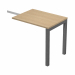 Allungo laterale reversibile destro o sinistro per Scrivania serie Easy Plus. Dimensioni: L80 x P60 x H74,6cm.