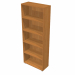 LIBRERIA ALTA A GIORNO con 3 ripiani spostabili + 1 fisso. Dimensioni: L76 x P32 x H196 cm. Ampia gamma di librerie componibili profondità 320mm, costituita da mobili in due altezze 196 e 81,5 cm, due larghezze 76 e 40 cm, più mobile ad angolo: in qualsia