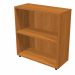 LIBRERIA BASSA A GIORNO con 1 ripiano. Dimenzioni: L76 x P32 x H81,5 cm. Ampia gamma di librerie componibili profondità 320mm, costituita da mobili in due altezze 196 e 81,5 cm, due larghezze 76 e 40 cm, più mobile ad angolo: in qualsiasi ambiente è possi