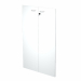 COPPIA ANTE in MELAMINICO con serratura  x libreria alta L76cm