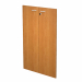 COPPIA ANTE in MELAMINICO con serratura  x libreria alta L76cm