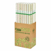 Carta regalo in rotolo da 70cmx2mt. Carta kraft bianca erba riciclata al 100% 70g/m2. Ottenuta da fibre di erba essicata, leggera profumazione d'erba. Fantasie assortite.