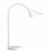 Lampada con calotta disegnata per illuminare in modo ottimale il piano lavoro. Il braccio flessibile consente di orientare la luce in qualunque posizione. Interruttore on/off sul cavo. Base e calotta Ø14cm. Braccio in metallo con elastomero. Testa e base 